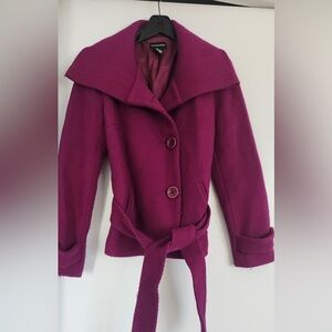 Chic Purple Button-Up Jacket